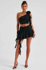 Fioreclo Dainara Mini Skirt in Black