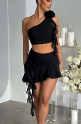 Fioreclo Dainara Mini Skirt in Black