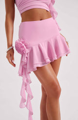 Fioreclo Dainara Mini Skirt in Pink