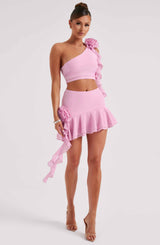 Fioreclo Dainara Mini Skirt in Pink
