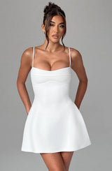 Fioreclo Dakoda Mini Dress in Ivory