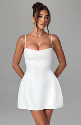 Fioreclo Dakoda Mini Dress in Ivory