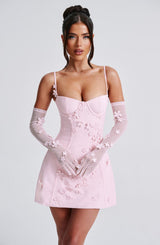 Fioreclo Dalisse Mini Dress in Blush