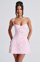 Fioreclo Dalisse Mini Dress in Blush