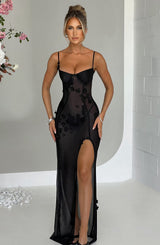 Fioreclo Dalyra Maxi Dress in Black