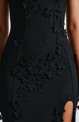 Fioreclo Dalyra Maxi Dress in Black Lined