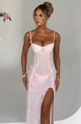 Fioreclo Dalyra Maxi Dress in Blush