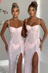 Fioreclo Dalyra Maxi Dress in Blush