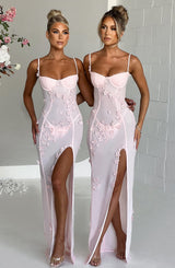 Fioreclo Dalyra Maxi Dress in Blush