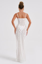 Fioreclo Dalyra Maxi Dress in Ivory
