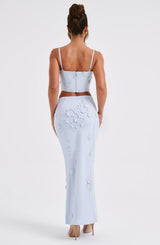 Fioreclo Dalyssa Maxi Skirt in Blue