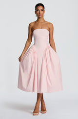 Fioreclo Darlena Midi Dress in Blush