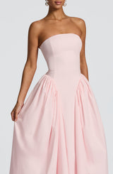 Fioreclo Darlena Midi Dress in Blush