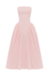 Fioreclo Darlena Midi Dress in Blush