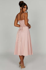 Fioreclo Deandra Midi Dress in Blush