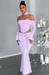 Fioreclo Deemara Maxi Skirt in Pink