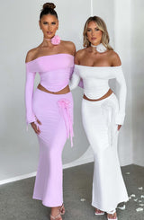 Fioreclo Deemara Maxi Skirt in Pink