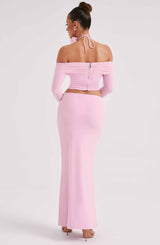 Fioreclo Deemara Maxi Skirt in Pink