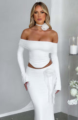 Fioreclo Deemira Top in Ivory