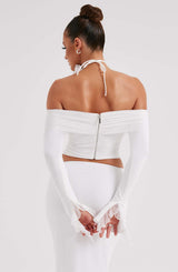 Fioreclo Deemira Top in Ivory