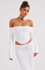 Fioreclo Deemira Top in Ivory