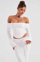 Fioreclo Deemira Top in Ivory