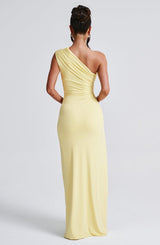 Fioreclo Delanya Maxi Dress in Lemon