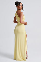 Fioreclo Delanya Maxi Dress in Lemon