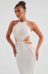 Fioreclo Deliana Maxi Dress in White