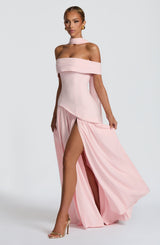 Fioreclo Delilia Maxi Dress in Blush