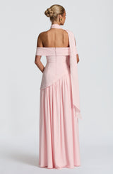 Fioreclo Delilia Maxi Dress in Blush