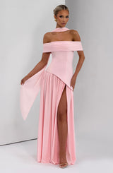 Fioreclo Delilia Maxi Dress in Blush