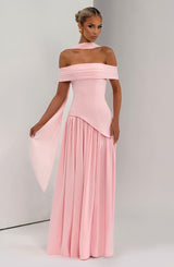 Fioreclo Delilia Maxi Dress in Blush