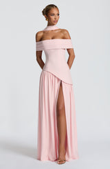 Fioreclo Delilia Maxi Dress in Blush