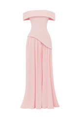 Fioreclo Delilia Maxi Dress in Blush