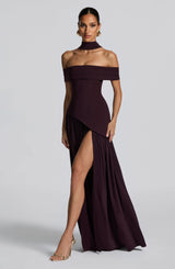 Fioreclo Delisha Maxi Dress in Plum