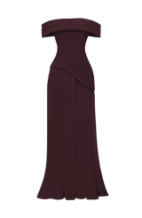 Fioreclo Delisha Maxi Dress in Plum