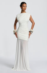 Fioreclo Demelia Maxi Dress in Ivory