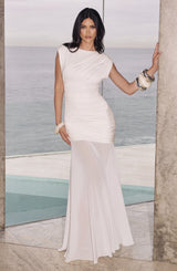 Fioreclo Demelia Maxi Dress in Ivory