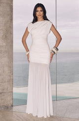 Fioreclo Demelia Maxi Dress in Ivory