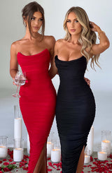 Fioreclo Demira Maxi Dress in Black