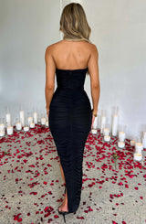 Fioreclo Demira Maxi Dress in Black