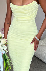 Fioreclo Demira Maxi Dress in Lime