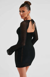 Fioreclo Deziah Mini Dress in Black