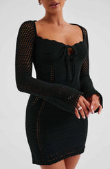 Fioreclo Deziah Mini Dress in Black