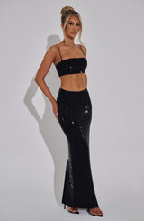 Fioreclo Dimessa Top in Black