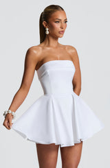 Fioreclo Dionella Mini Dress in Ivory