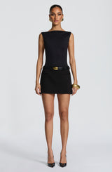 Fioreclo Edana Mini Skirt in Black