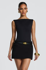 Fioreclo Edana Mini Skirt in Black