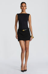 Fioreclo Edana Mini Skirt in Black